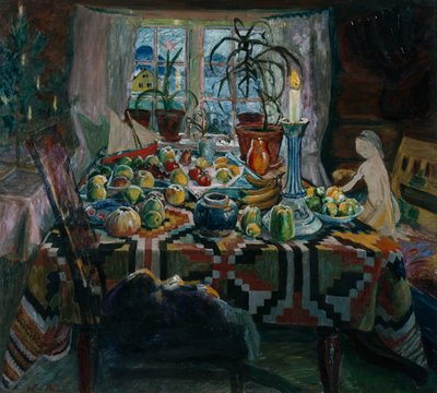 Eerste kerstdag door Nikolai Astrup