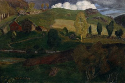 Lenteavond door Nikolai Astrup