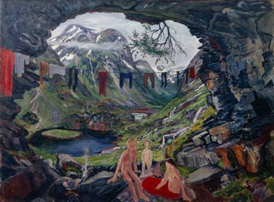 De grot door Nikolai Astrup
