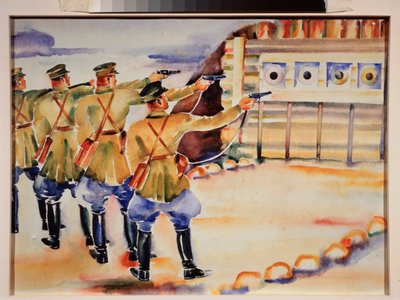De schietbaan door Nikolai Dmitrievich Prokhorov