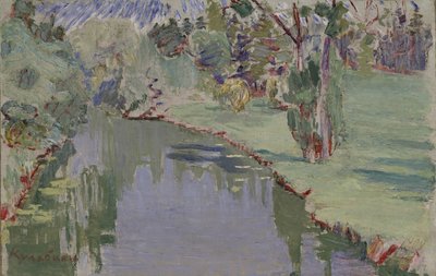 Bij de Slavyanka rivier door Nikolai Ivanovich Kulbin