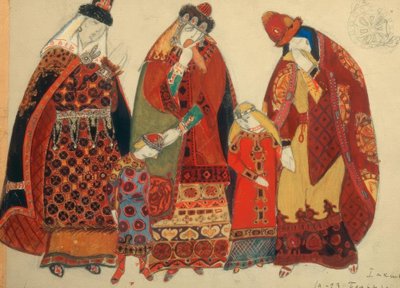 Borodin, Prins Igor / Kostuums door Roerich door Nikolai Konstantinowitsch Roerich