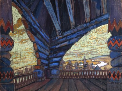 Gulbishche, 1900s door Nikolai Konstantinowitsch Roerich