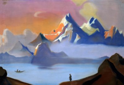 Tibet door Nikolai Konstantinowitsch Roerich