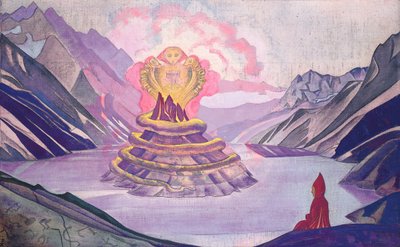Nagarjuna Overwinnaar van de Slang door Nikolai Konstantinowitsch Roerich
