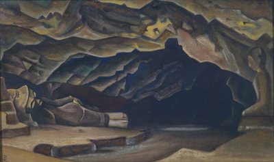 Parinirvana, 1935-1936 door Nikolai Konstantinowitsch Roerich