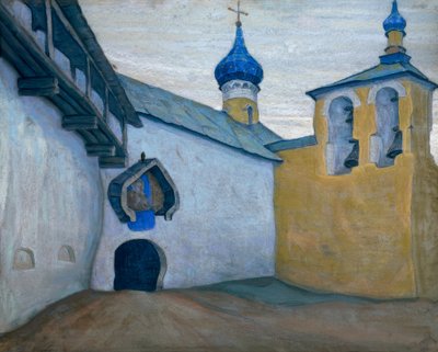 Petschory, klooster door Nikolai Konstantinowitsch Roerich