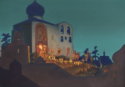 Russisch Pasen door Nikolai Konstantinowitsch Roerich