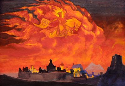 Sophia - de wijsheid van de Almachtige Santa Protectrix door Nikolai Konstantinowitsch Roerich