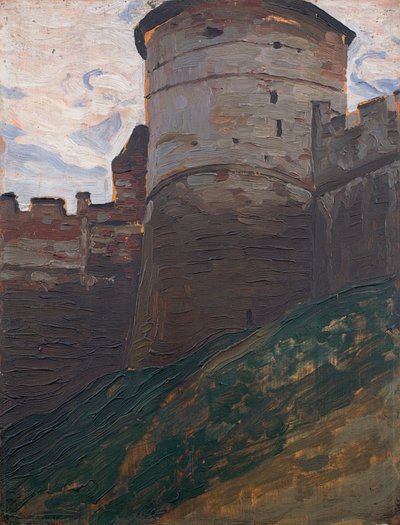 De Vestingtoren. Nizjni Novgorod door Nikolai Konstantinowitsch Roerich
