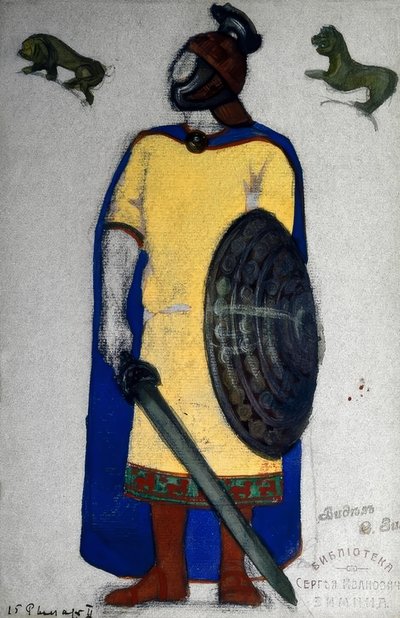 Wagner / Tristan en Isolde / figurine / Roerich door Nikolai Konstantinowitsch Roerich