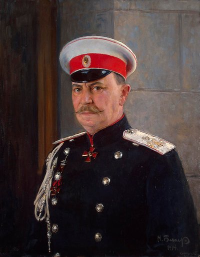 Portret van Prins Felix Yusupov, Graaf Sumarokov-Elston, 1856-1928, 1914 door Nikolai Nikolaevich Bekker