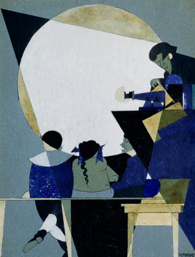 Een magische lamp door Nikolai Nikolaevich Popov