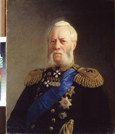 Portret van admiraal Alexander Panfilov door Nikolai Nikolajevitch Gay