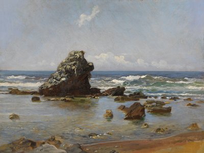 Baai in Livorno door Nikolai Nikolayevich Ge