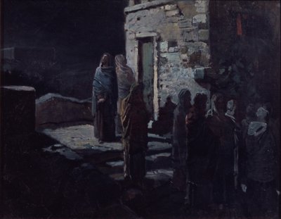 Christus na het Laatste Avondmaal in Gethsemane door Nikolai Nikolayevich Ge