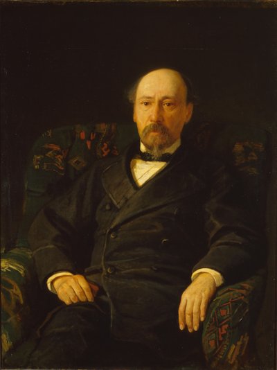 Portret van de dichter Nikolay Nekrasov 1821-1877 door Nikolai Nikolayevich Ge