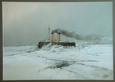 IJsbreker Yermak, 1898 door Nikolai Nikolayevich Karasin