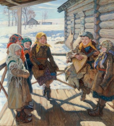 Het Balalaikaconcert door Nikolai P. Bogdanow Bjelski