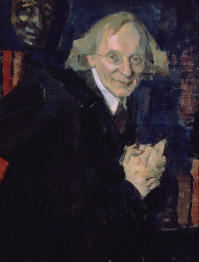 Portret van de dichter Vyacheslav Ivanovich Ivanov (1866-1949) c.1920 door Nikolai Pavlovich Ulyanov