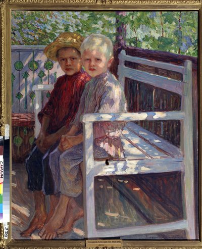 Kinderen door Nikolai Petrovich Bogdanov Belsky