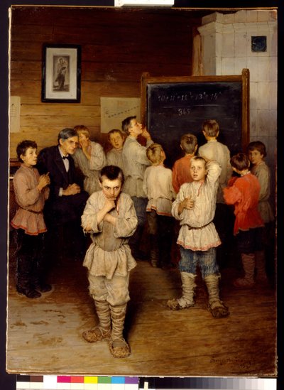 Hoofdrekenen op de basisschool door Nikolai Petrovich Bogdanov Belsky