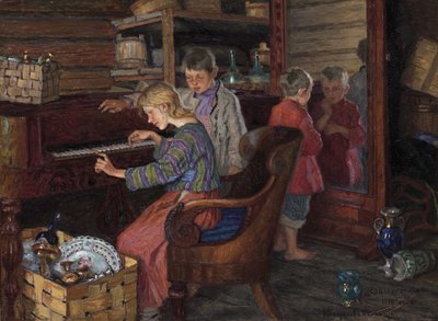 De Socialisatie, 1918 door Nikolai Petrovich Bogdanov Belsky