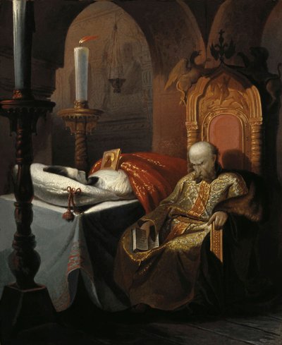 Ivan de Verschrikkelijke en zijn zoon Ivan op vrijdag 16 november 1581, 1860s door Nikolai Semyonovich Shustov