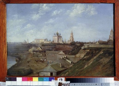Uitzicht op de citadel in Ryazan door Nikolai Stepanovich Ivanov