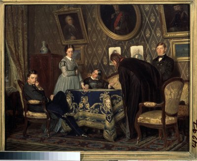 De zaal door Nikolai Vasilievich Nevrev