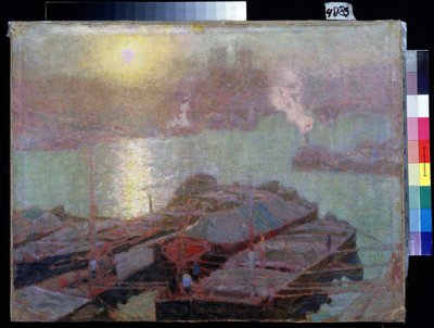De Seine in Parijs door Nikolai Vasilyevich Dosekin