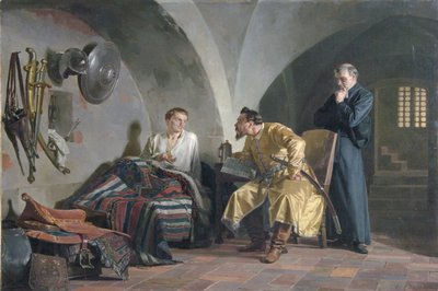 Valse Dmitry I in het huis van Adam Wisniowiecki, 1876 door Nikolai Vasilyevich Nevrev