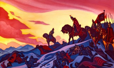 Alexander Nevski door Nikolai Konstantinowitsch Roerich