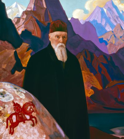 Reproductie van Portret van Nikolai Roerich door Nikolai Konstantinowitsch Roerich