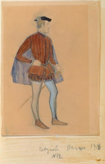 Beeldje van Baron Albert door Nikolaj Pawlowitsch Uljanow