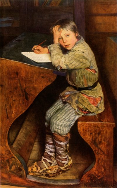 Studie naar het leven, ca. 1903, 1965 door Nikolaj Petrovic Bogdanov Bel