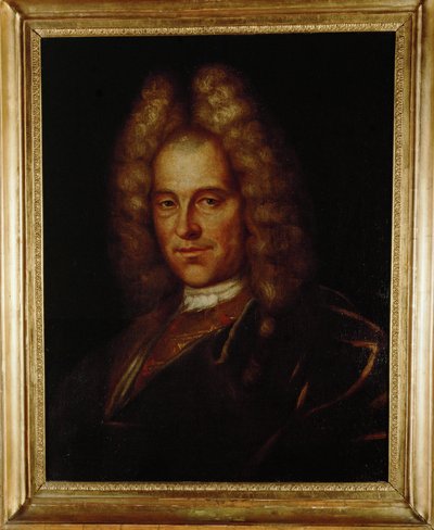 Componist Johann Joseph Fux, geschilderd ... (schilderij op doek) door Nikolaus Buck
