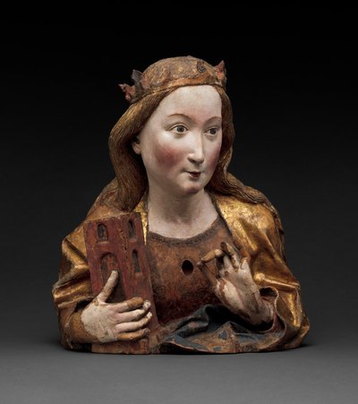 Reliekschrijn Buste van Sint Barbara, c.1465 door Nikolaus Gerhaert von Leyden