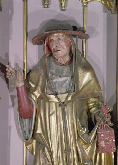 Het Isenheim altaarstuk, Sint Hiëronymus (detail van Sint Hiëronymus) door Nikolaus Hagenauer