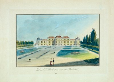Het Bovenste Belvedere vanaf de noordzijde door Nikolaus Reim
