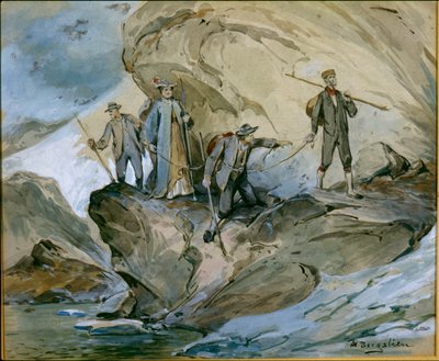 Wandelen over de Hardanger gletsjer door Nils Bergslien