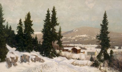 Van Osterdalen door Nils Hansteen