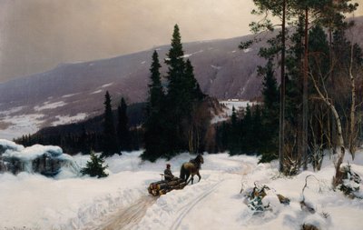 Winter door Nils Hansteen