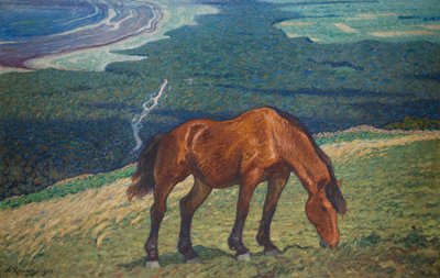 Grazen Paard door Nils Kreuger