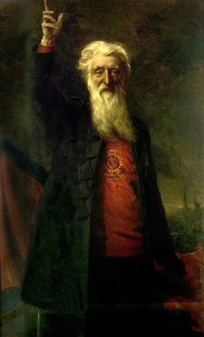 Generaal William Booth, oprichter van het Leger des Heils door Noel Denholm Davis