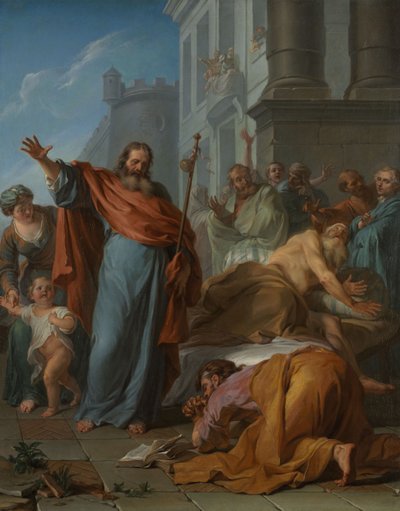 De Wonderen van Sint Jacobus de Meerdere, 1726 door Noel Nicholas Coypel