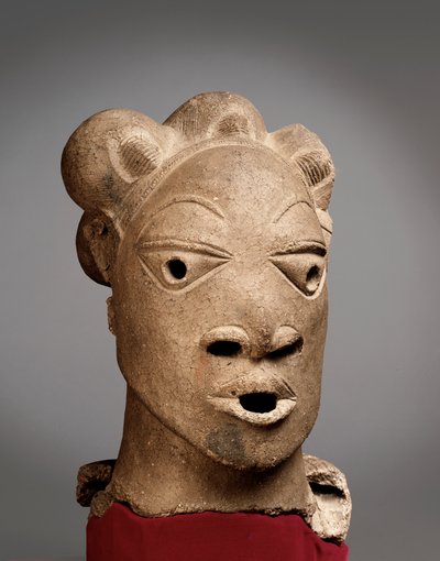 Hoofd uit Rafin Kura, Nigeria, 500 v.Chr. - 200 n.Chr. door Nok Culture