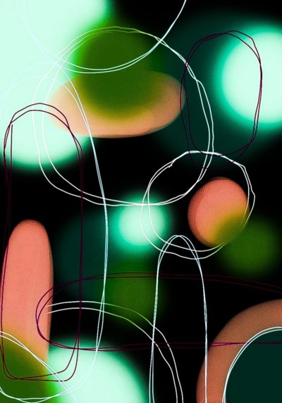 Abstracte schilderij nr.01 door Nomi Morina