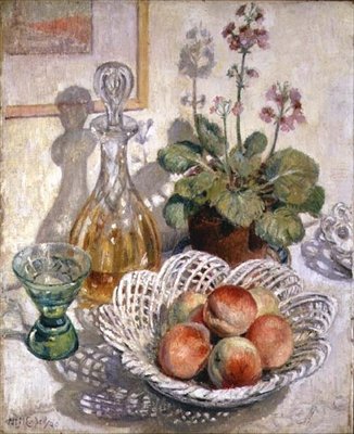 Stilleven met Fruit door Nora Lucy Mowbray Cundell