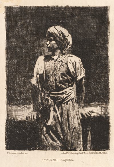 Moorse Types door Norbert Goeneutte